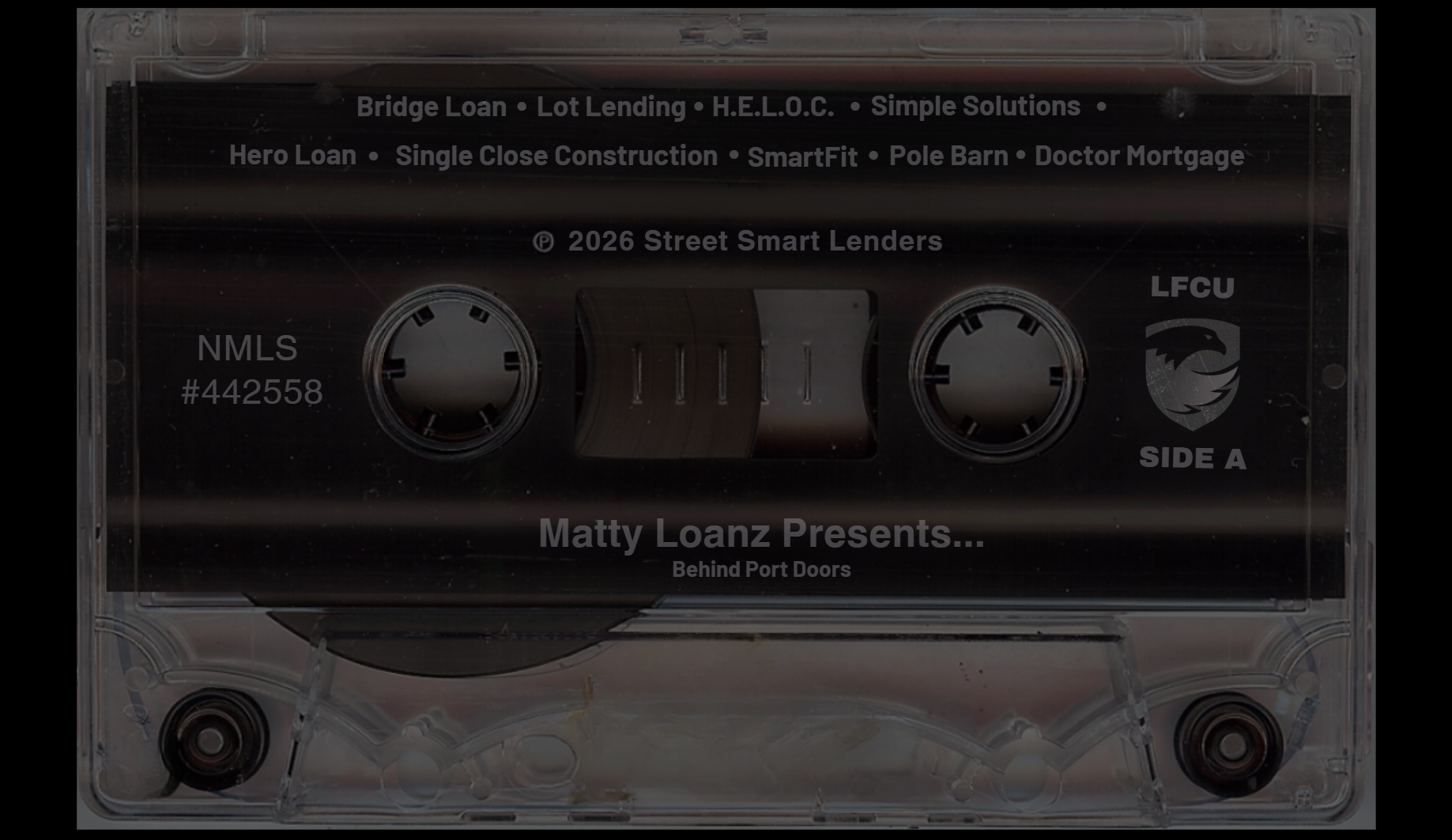 Retro cassette tape graphic representing credit union mortgage solutions and alternative lending options in a changing home loan market.